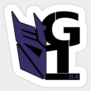 Transformers G1 Decepticons 84 Sticker